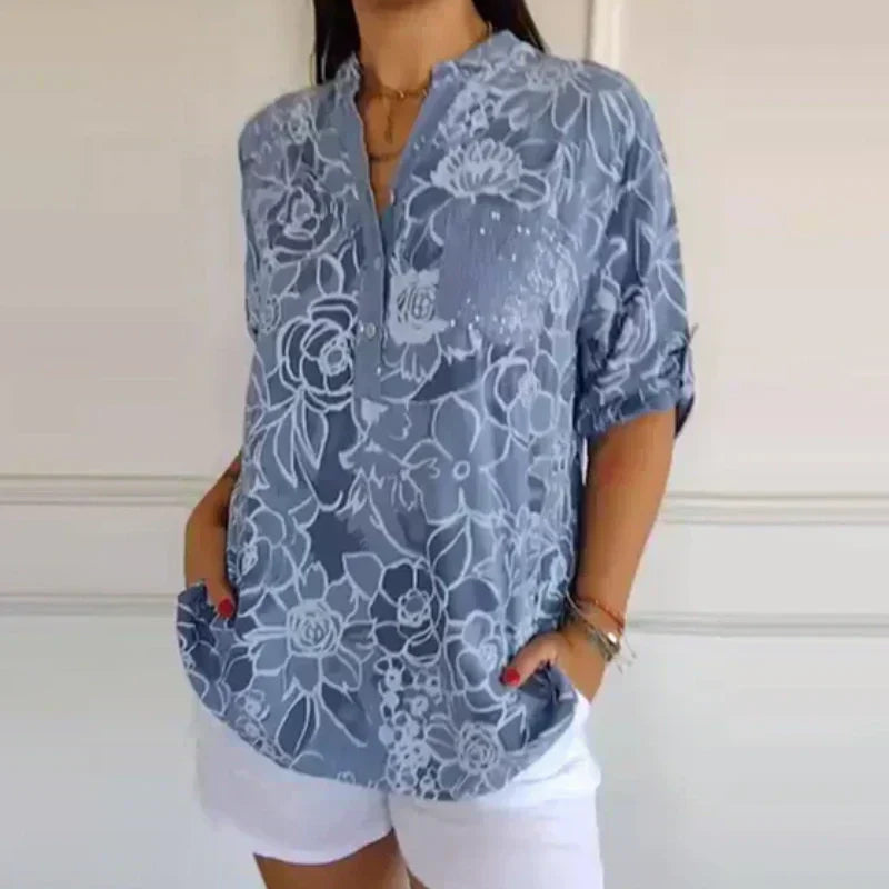 Lotte | Blomsterprint Bluse