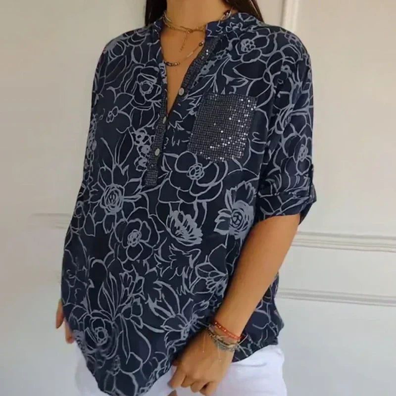 Lotte | Blomsterprint Bluse