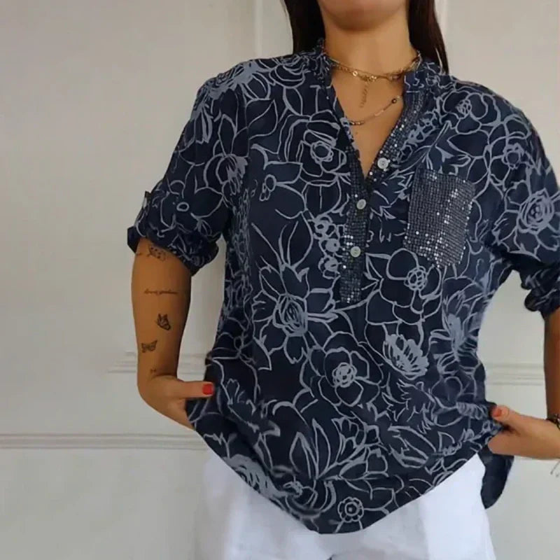 Lotte | Blomsterprint Bluse