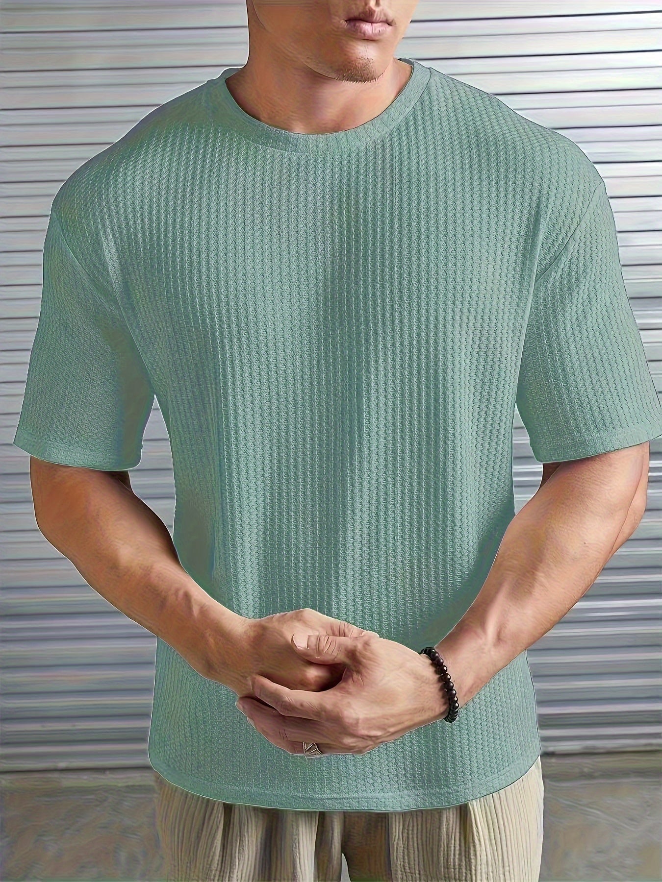 Milan - Viacfarebné textúrované tričko