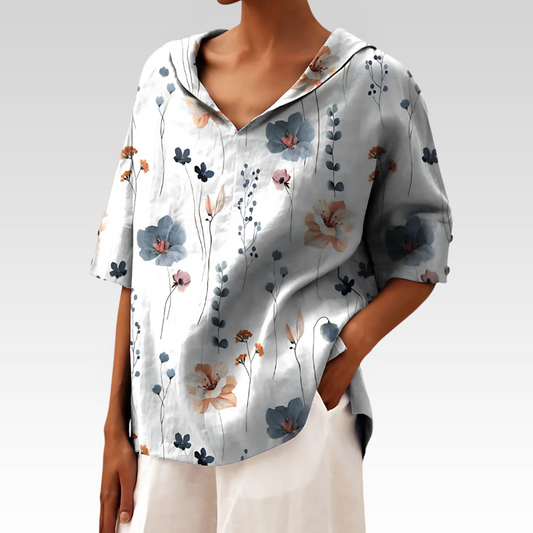 Andrea | Elegant Top med V-udskæring