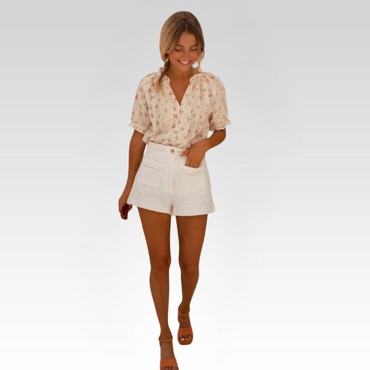 PAULA | Blomsterbluse med sommerlig charme