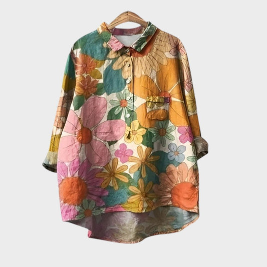 Emma | Klassisk Blomster Bluse