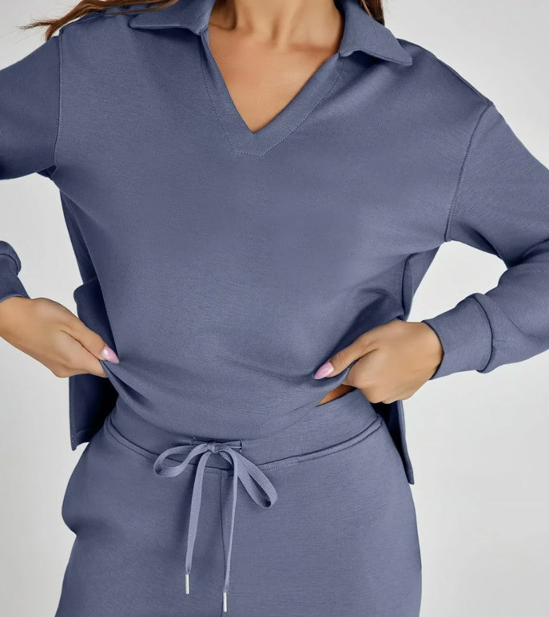 Livia | Dvojdielny komplet s nohavicami so zvoncami