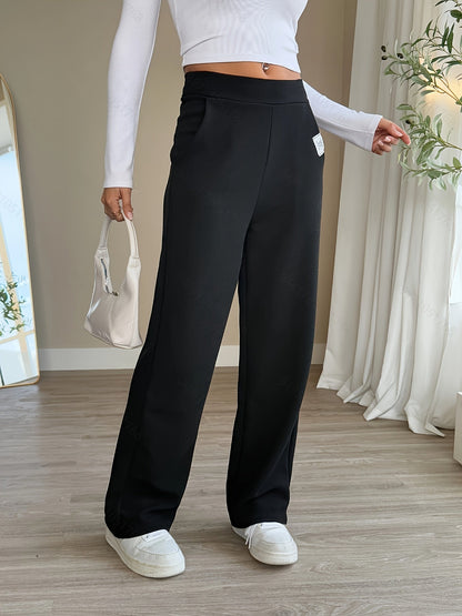 Rūta - Čierne nohavice s elastickým pásom