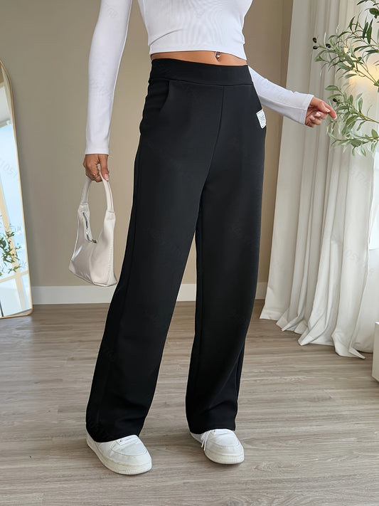 Rūta - Čierne nohavice s elastickým pásom