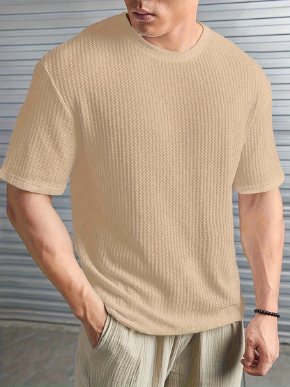 Milan - Viacfarebné textúrované tričko