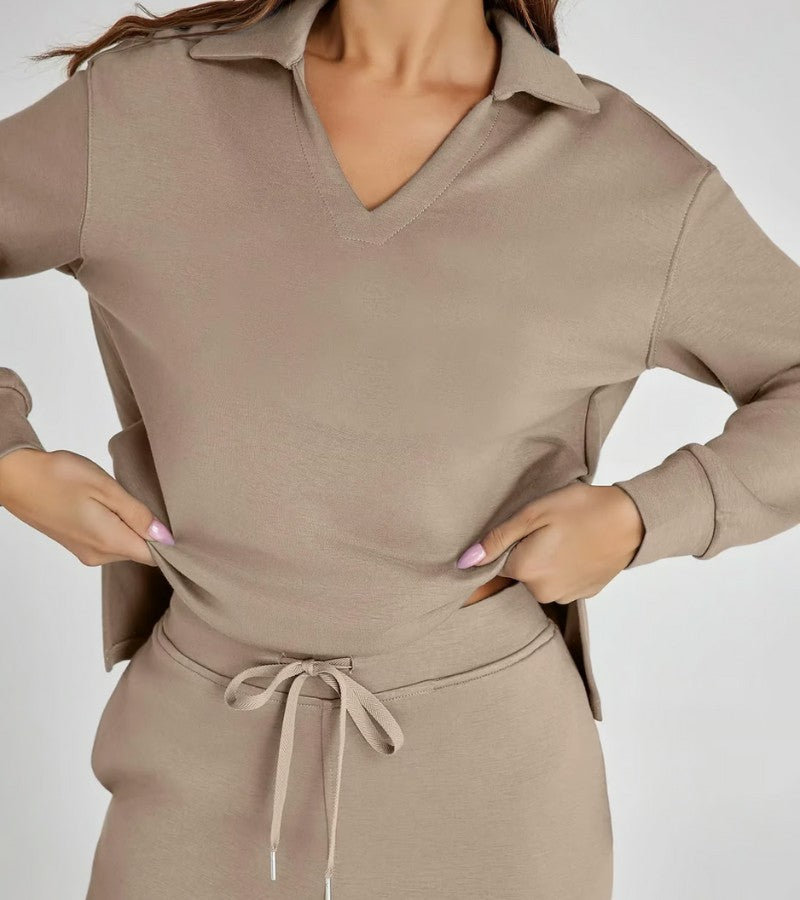 Livia | Dvojdielny komplet s nohavicami so zvoncami