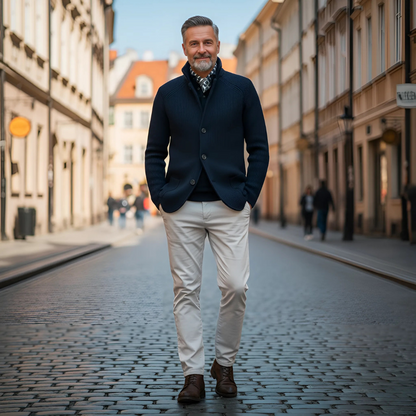 Feliks | Klasický pletený kardigán v rafinovanom štýle