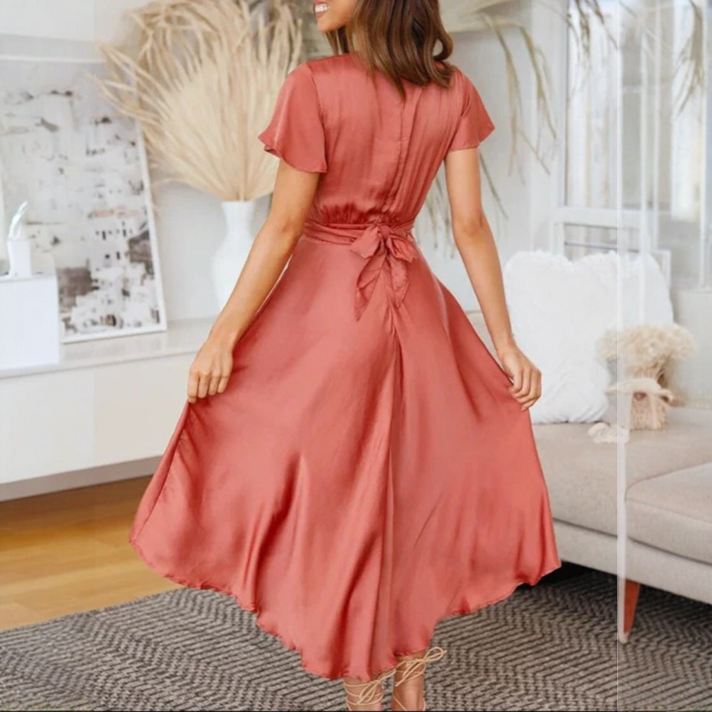 Ella | Šaty z ružového dreva