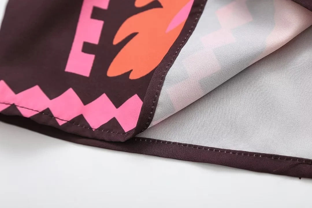 Katia - Tlačený top a sukňa