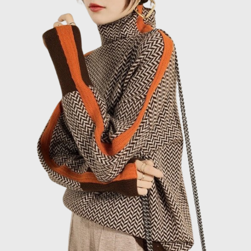 ANALISA™ | Svetřík s Vysokým Límcem