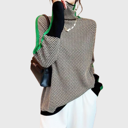 ANALISA™ | Svetřík s Vysokým Límcem