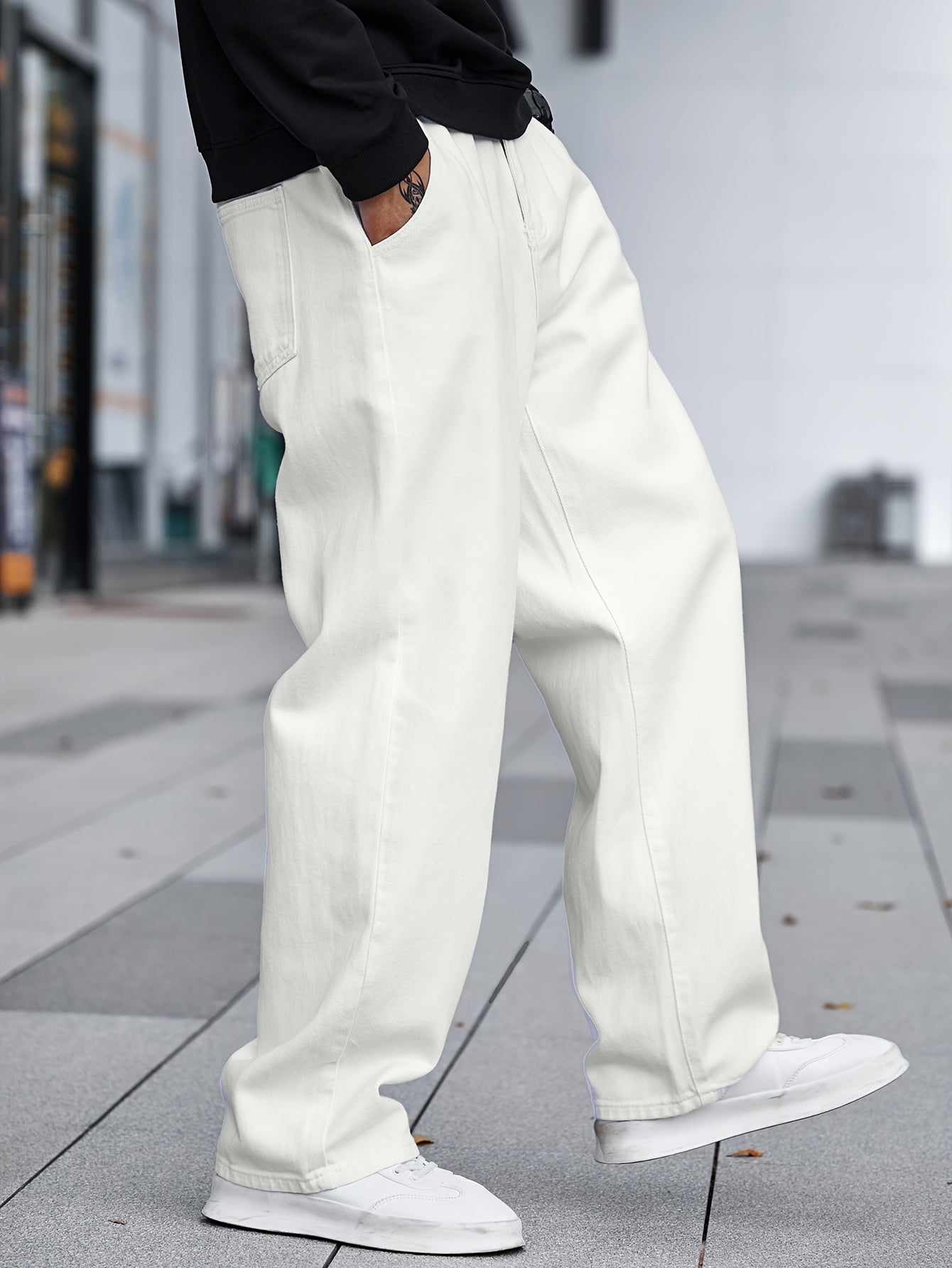 Tomáš - Biele voľné džínsy