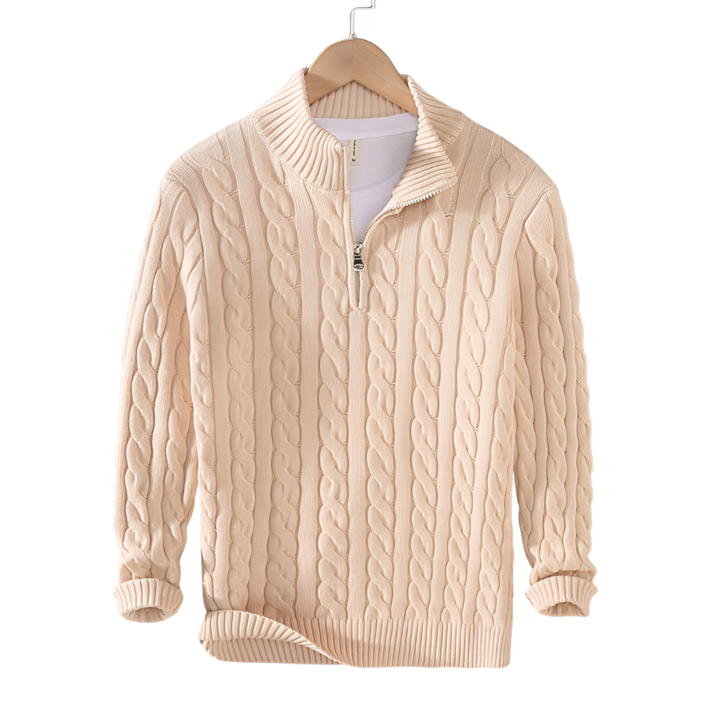 Anthony - Pulóver s pleteným vzorom