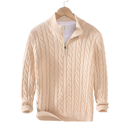 Anthony - Pulóver s pleteným vzorom