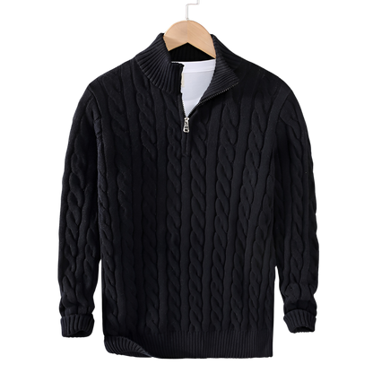 Anthony - Pulóver s pleteným vzorom