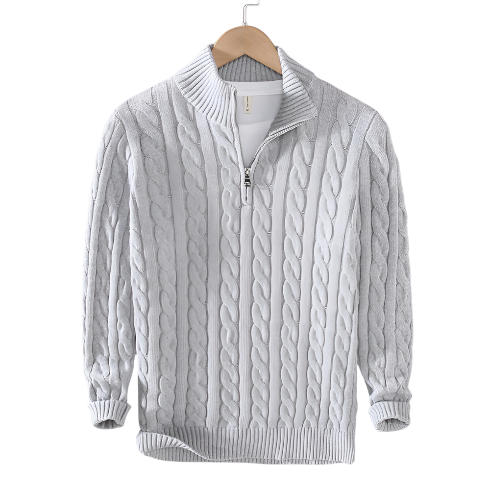 Anthony - Pulóver s pleteným vzorom