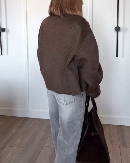 Georgia | Trendy boxový štýl kabát pre moderný vzhľad