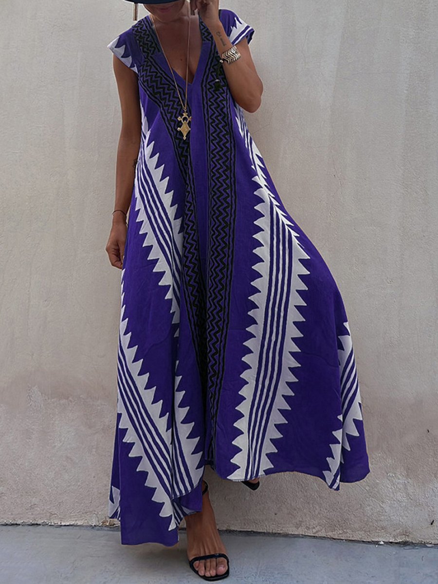 Boho™ | Bezrukávová šaty s výstrihom do V