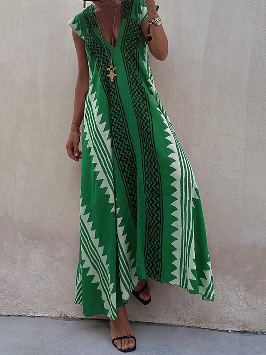 Boho™ | Bezrukávová šaty s výstrihom do V