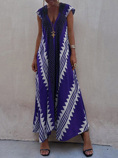 Boho™ | Bezrukávová šaty s výstrihom do V