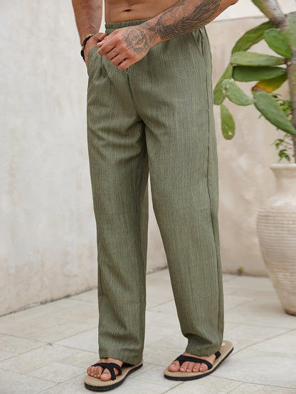 Silvano l  Casual Pánske Letné Nohavice