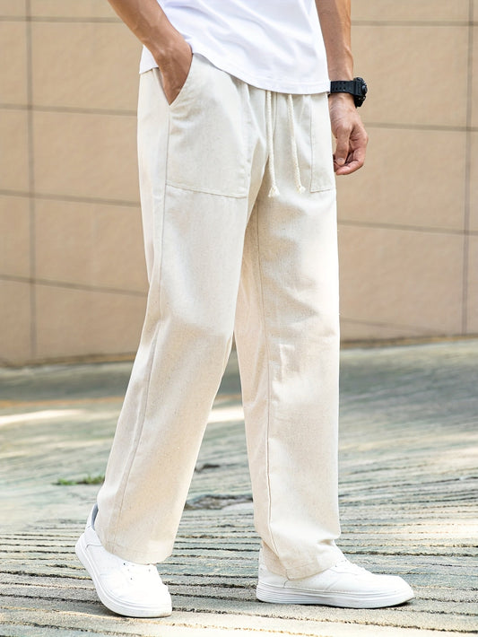 Sorentino l  Casual Ľanové Letné Nohavice