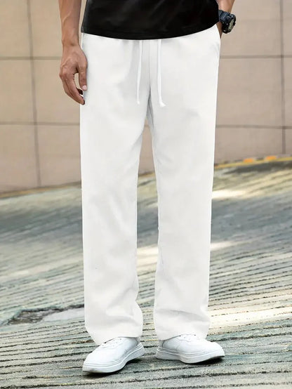 Valerio l  Casual Ľanové Letné Nohavice